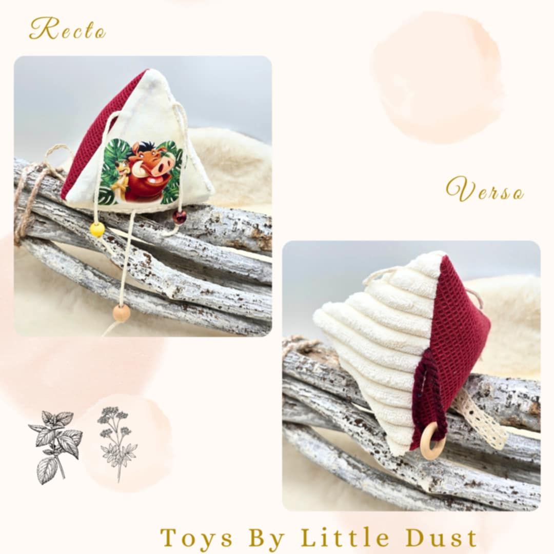 Trieau (S) Jouet Interactif en Forme de Triangle ​🐾 - valeriane &amp; menthe