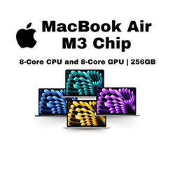 MacBook Air | M3 Chip with 8-Core CPU and 8-Core GPU | 256GB