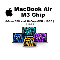 MacBook Air | M3 Chip with 8-Core CPU and 10-Core GPU - 16GB | 512GB
