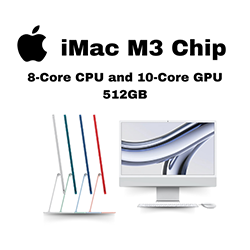iMac M3 Chip | 8-core CPU with 10-core GPU 512GB | 24-inch