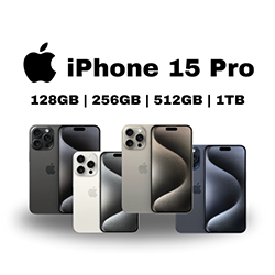 iPhone 15 Pro | 128GB | 256GB | 512GB | 1TB