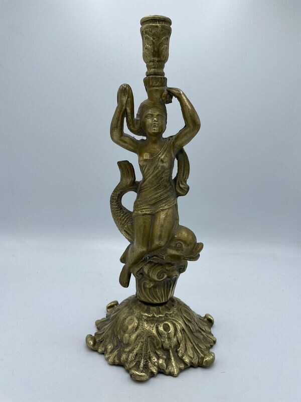 CANDELABRO ANTIGO DE BRONCE