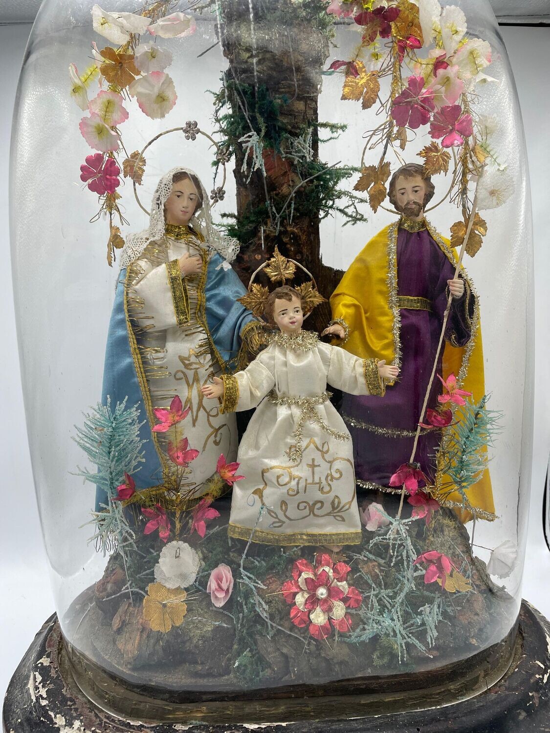 FANAL DE CRISTAL CON LA SAGRADA FAMILIA