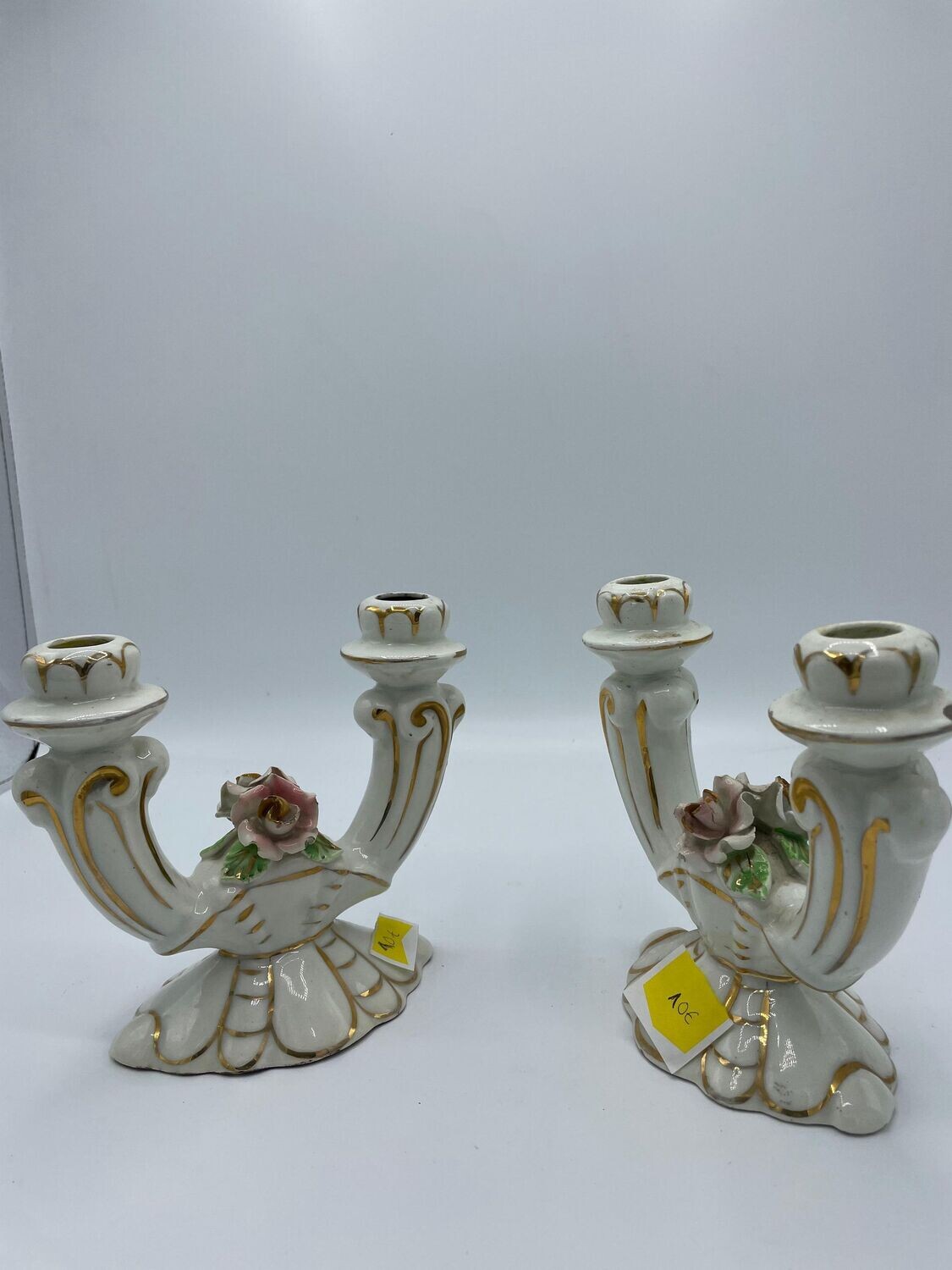 CANDELABROS DE CERAMICA