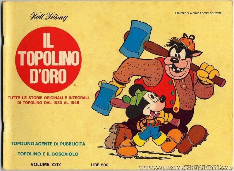 IL TOPOLINO D'ORO VOLUME XXIX