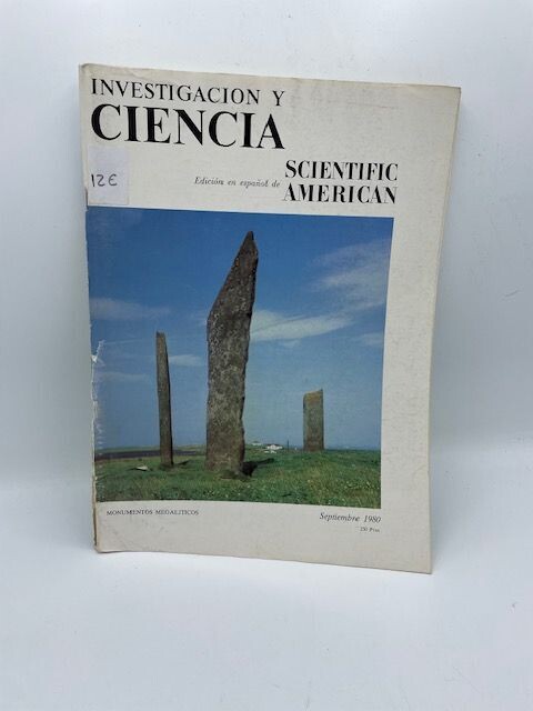 MONUMENTOS MEGALITICOS - SEPTIEMBRE 1980