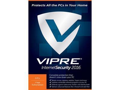 VIPRE INTERNET SEC 2016 5PC 1 YEAR ESD
