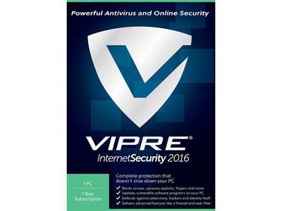 VIPRE INTERNET SEC 2016 1 PC 1 YEAR ESD