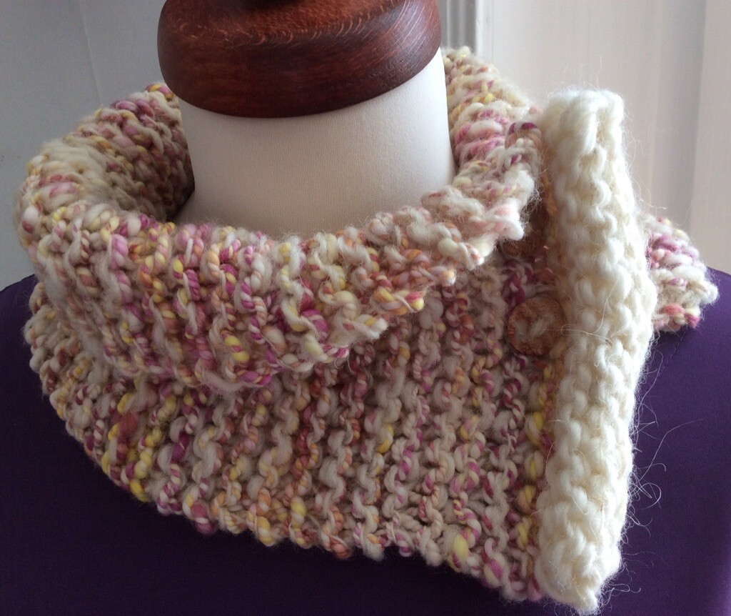 Handspun neckwarmer