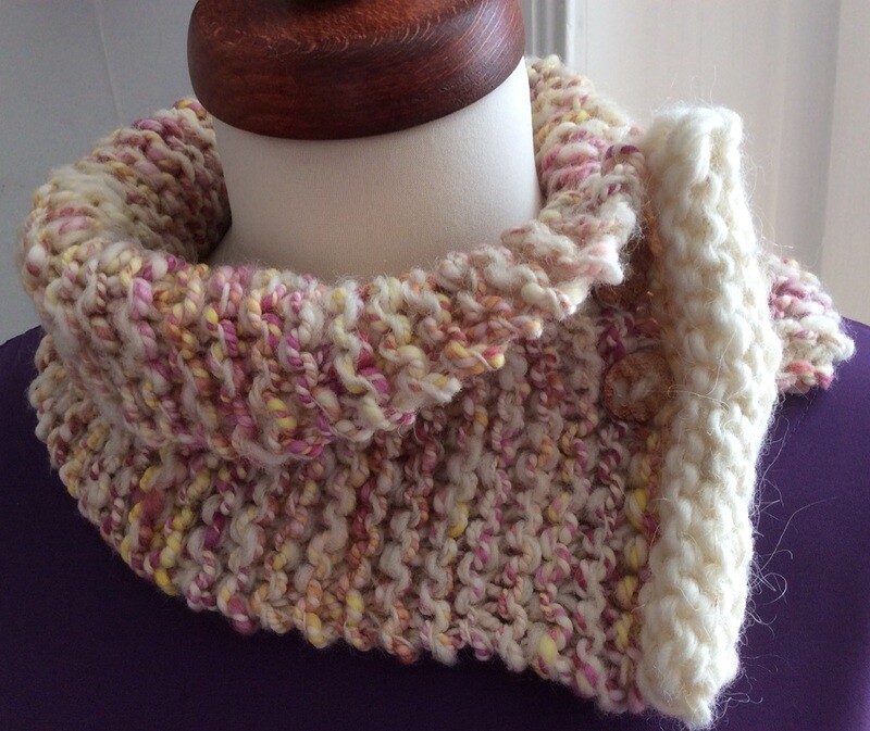 Handspun neckwarmer