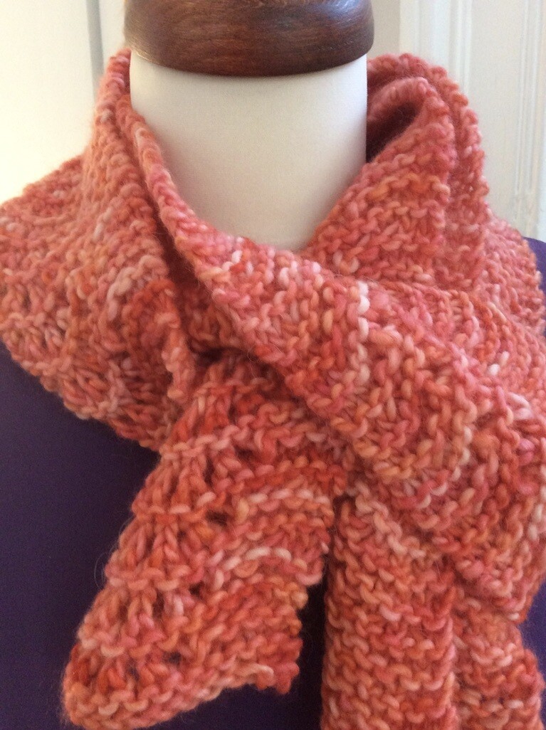 Tangerine scarf