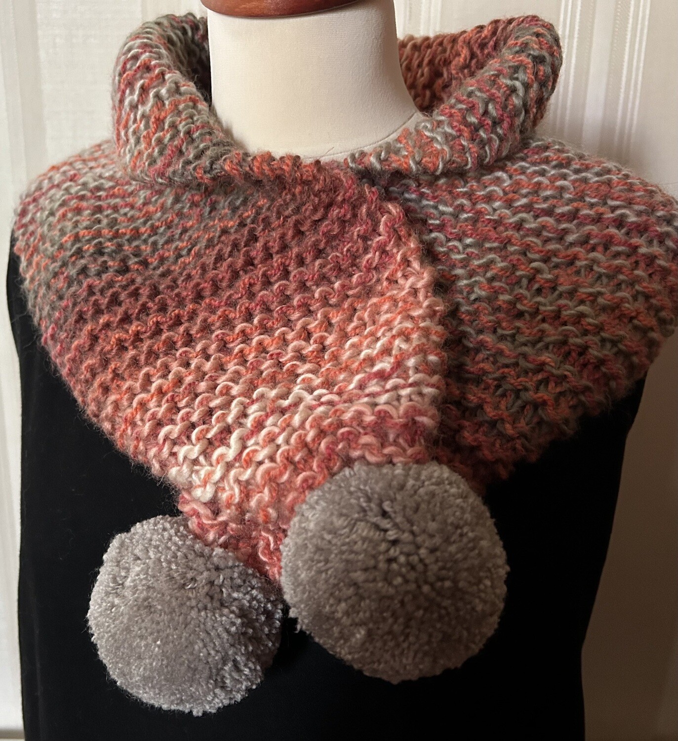 Warm ‘agate’ scarf
