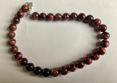 Red Tiger’s Eye Necklace