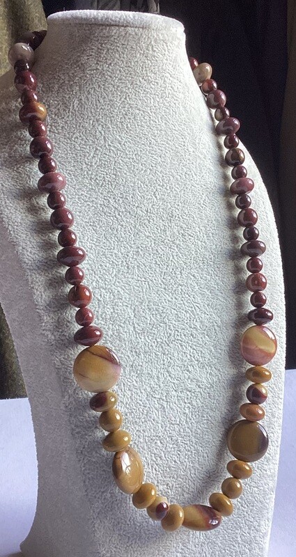 Longer Mookaite necklace