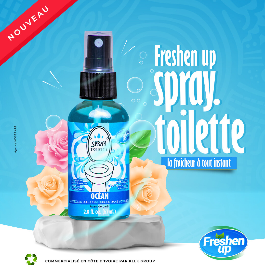 Spray Toilette Parfum Océan Fraîcheur instantanée