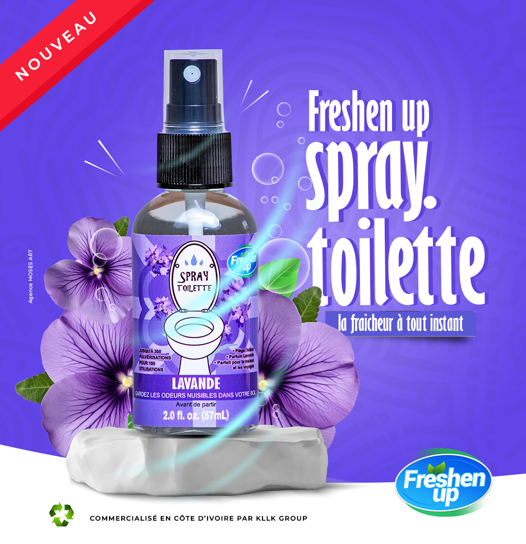 Spray Toilette Parfum Lavande Fraîcheur instantanée