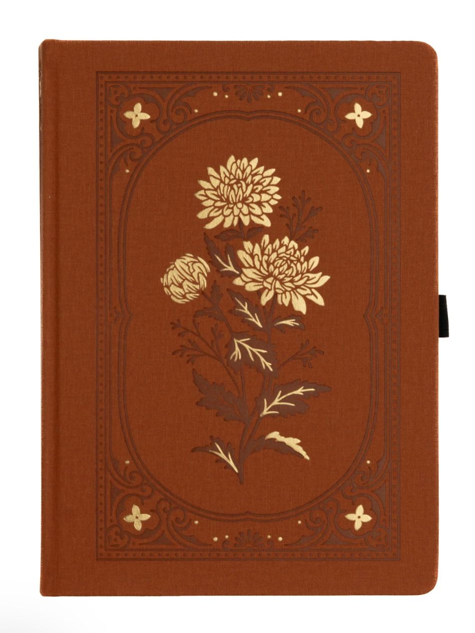 A5 Dot Grid: Chrysanthemum