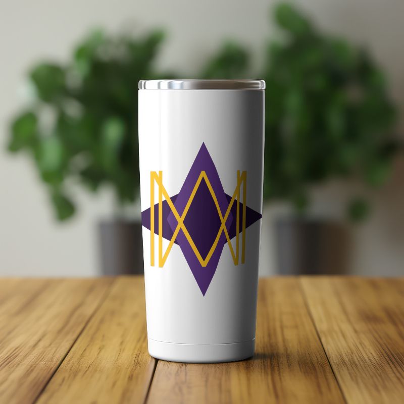 WM DESIGN STUDIO LOGO TUMBLER