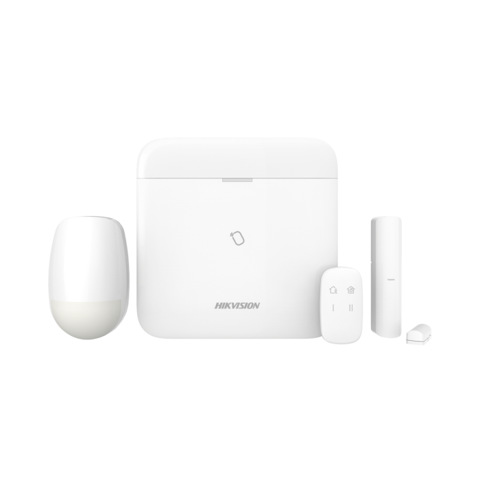 Kit inalámbrico de alarma de la serie AX PRO. 
