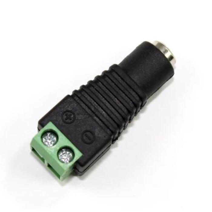 Conector DC 12V Hembra Tornillo (LA). Iflux