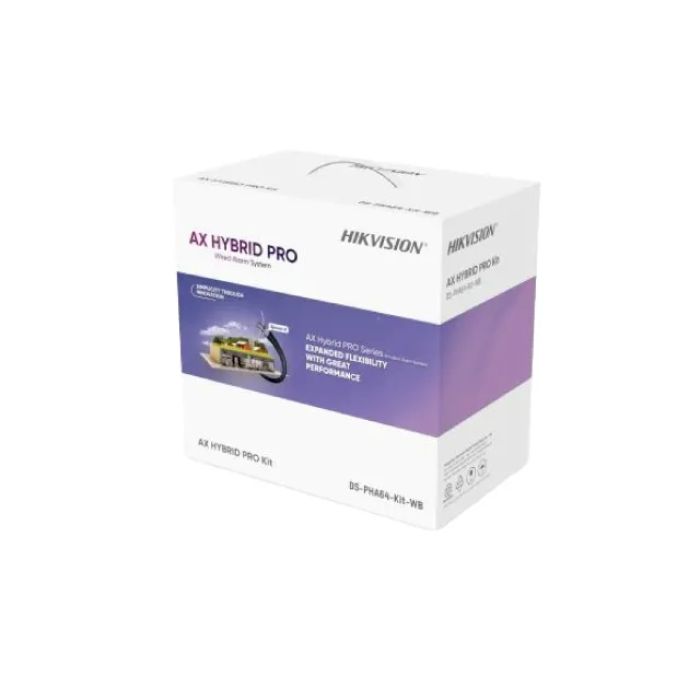 Kit de alarma cableada DS-PHA64-LP *1, DS-PK1-LRT-HWB *1,DS-PD1-MC-WS *1, DS-PDP18-EG2 *2,DS-PKF1-WB *1,DS-PT-M1 *2