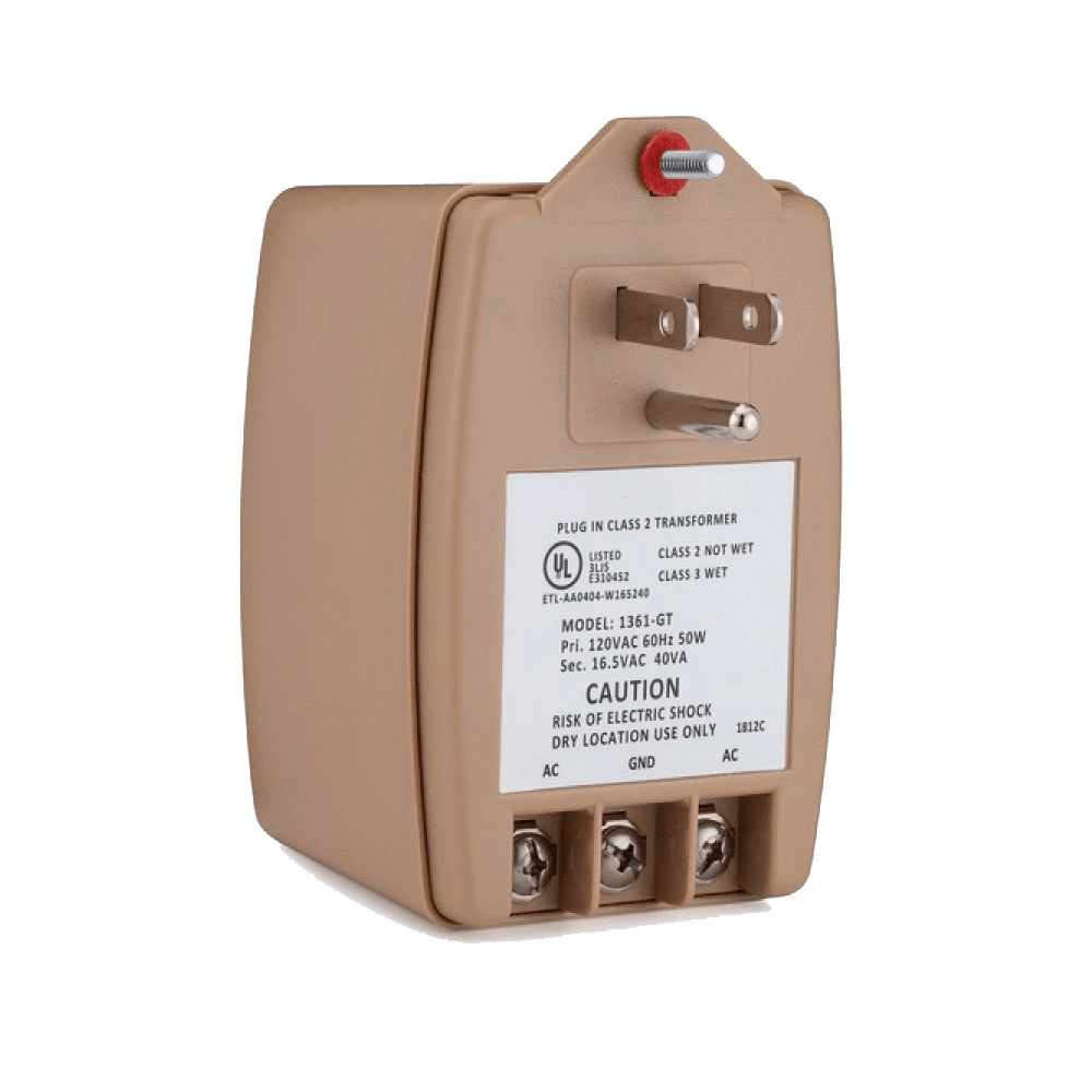 FUENTE DE PODER 16 VAC 40VA TRANSFORMADOR PARA ALARMA PIMA