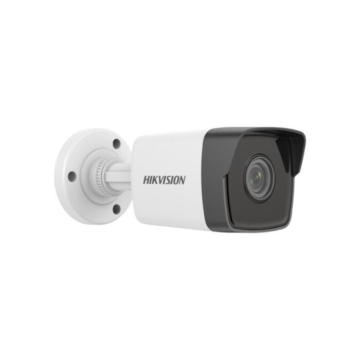 Cámara bullet de tecnología IP y resolución 5 Megapixeles. Óptica fija 2.8 mm. Compresión H.265+ / H.265 / H.264+ / H.264. Hikvision