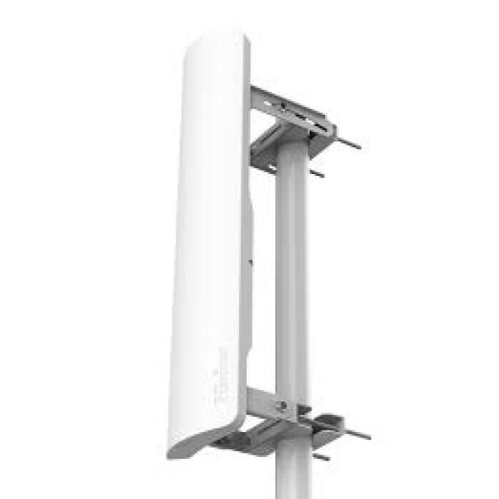 Punto de Acceso Sectorial de 120º en 5GHz AC (5.17 - 5.825GHz.), Antena Integrada 19 dBi, Hasta 1000 mW, Alimentación Dual (mANTBox 19s). Mikrotik
