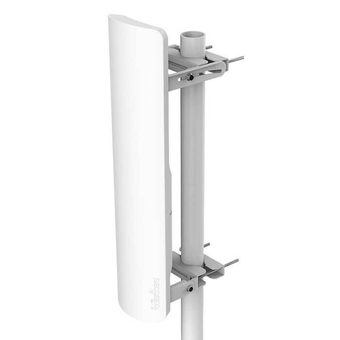 Antena Mant de 19s 5GHz polarización dual de 120 grados 19dBi, 2xRP-SMA conectores. Mikrotik.