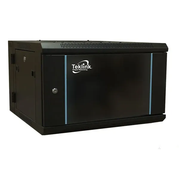 GABINETE CERRADO DE PARED COMPACTO ARMADO REDES/CÓMPUTO 600MMX400MMX365MM 18KG 6U TEKLINK
