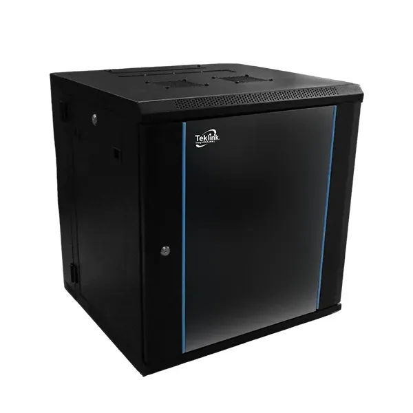 GABINETE CERRADO PARED ABATIBLE – 60CM ANCHO X 55CM PROFUNDIDAD X 63.5CM ALTURA 12U TEKLINK DW65