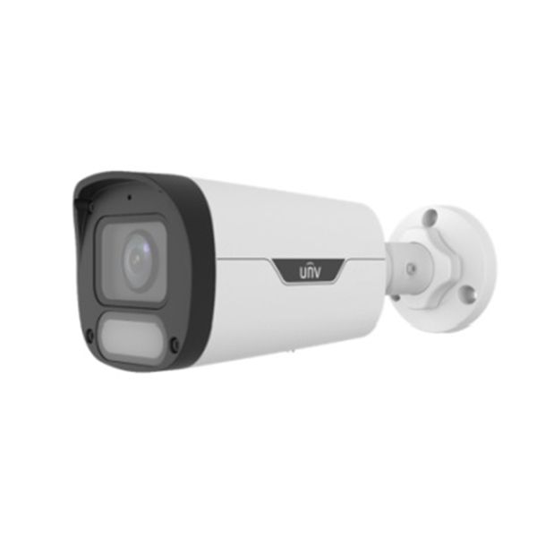 CAMARA UNIVIEW IP BULLET 4MP 2.8MM COLOR-H WISE-ISP WARM LIGHT 30M IP67 AUDIO IPC2314LE-ADF28KM-WP