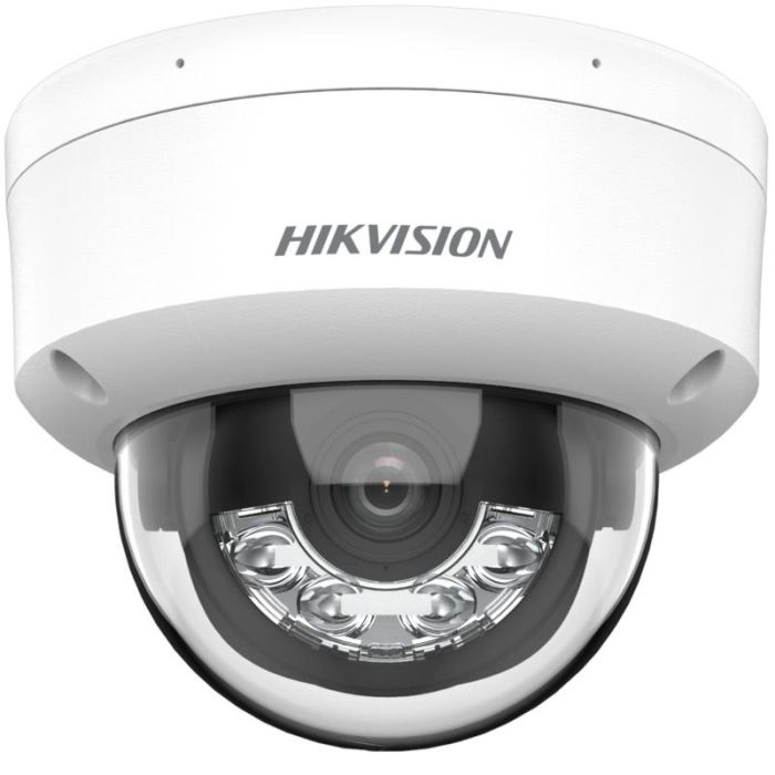 Cámara IP, minidomo 4MP ColorVu Smart Hybrid, con micrófono, IP67 IK08, DS-2CD1143G2-LIU