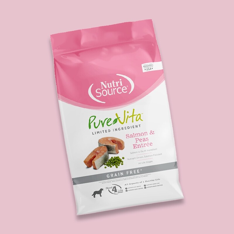 CONCENTRADO PARA PERRO NUTRISOURCE ADULTO SALMÓN PURE VITA LIBRE DE GRANOS