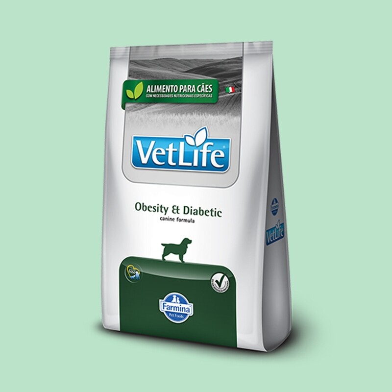 CONCENTRADO PARA PERRO VET LIFE OBESITY &amp; DIABETIC