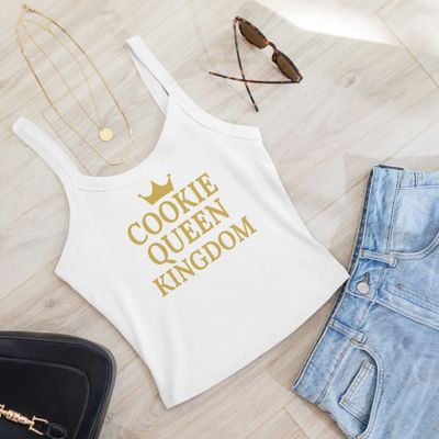 Cookie Queen Crop Tank – Soft, Strong, and Ready to Reign