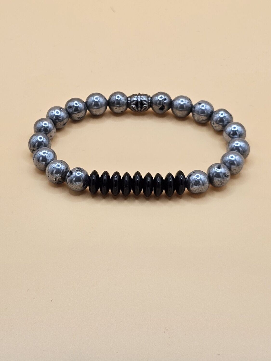 Hematite &amp; Black Bracelet