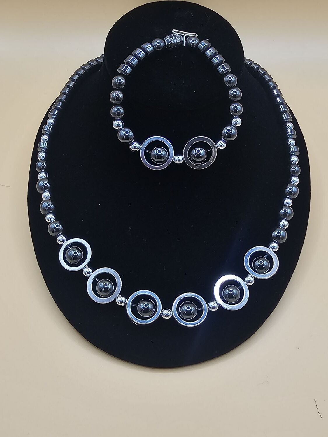 Timeless Hematite Necklace &amp; Bracelet