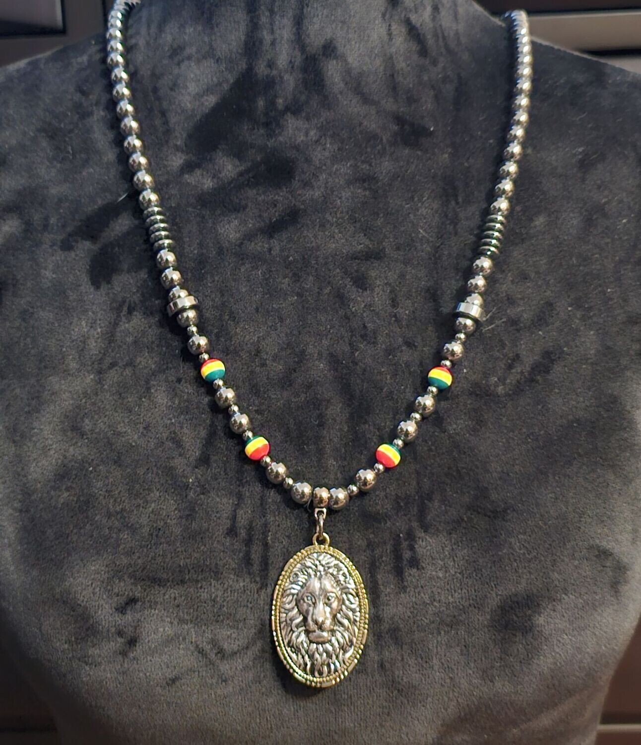 Hematite Necklace Spirited From Gunda (Bracelet available upon request)