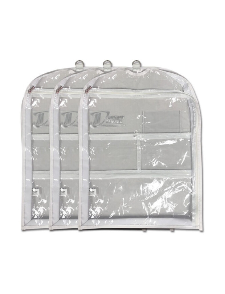 SHORT GARMENT BAG WITH GUSSETS 3 PACK