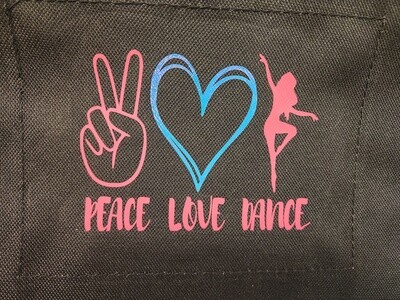 PEACE LOVE DANCE - PATCH