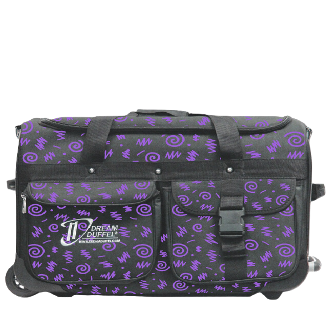LIMITED EDITION DREAM DUFFEL - LARGE - CONFETTI - PURPLE