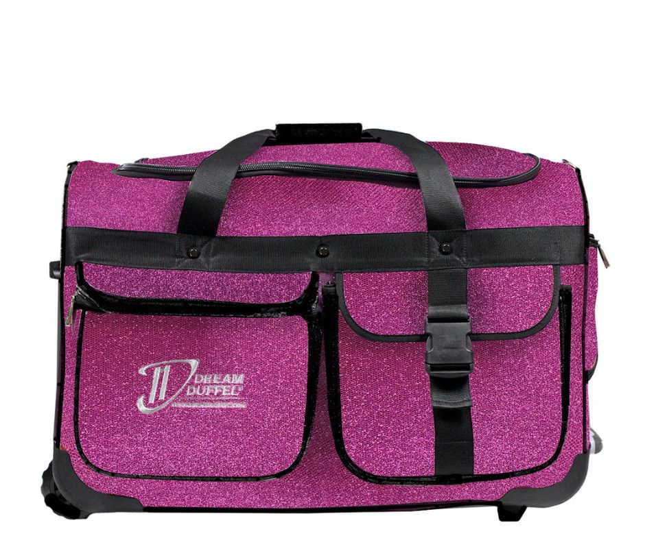 LIMITED EDITION DREAM DUFFEL - MEDIUM - SPARKLE - MAGENTA