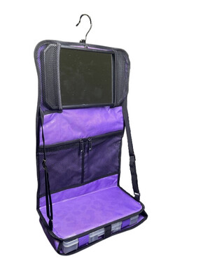 THE ATTITUDE HANGING ACCESSORY CASE - MONOCHROME PURPLE
