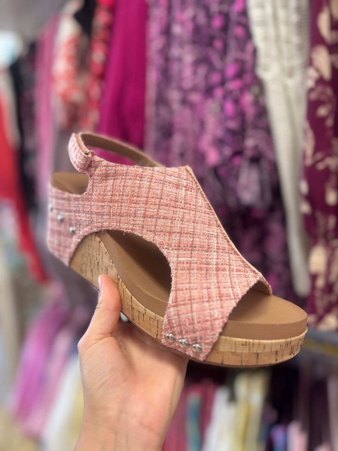 Corkys Carley Blush Tweed