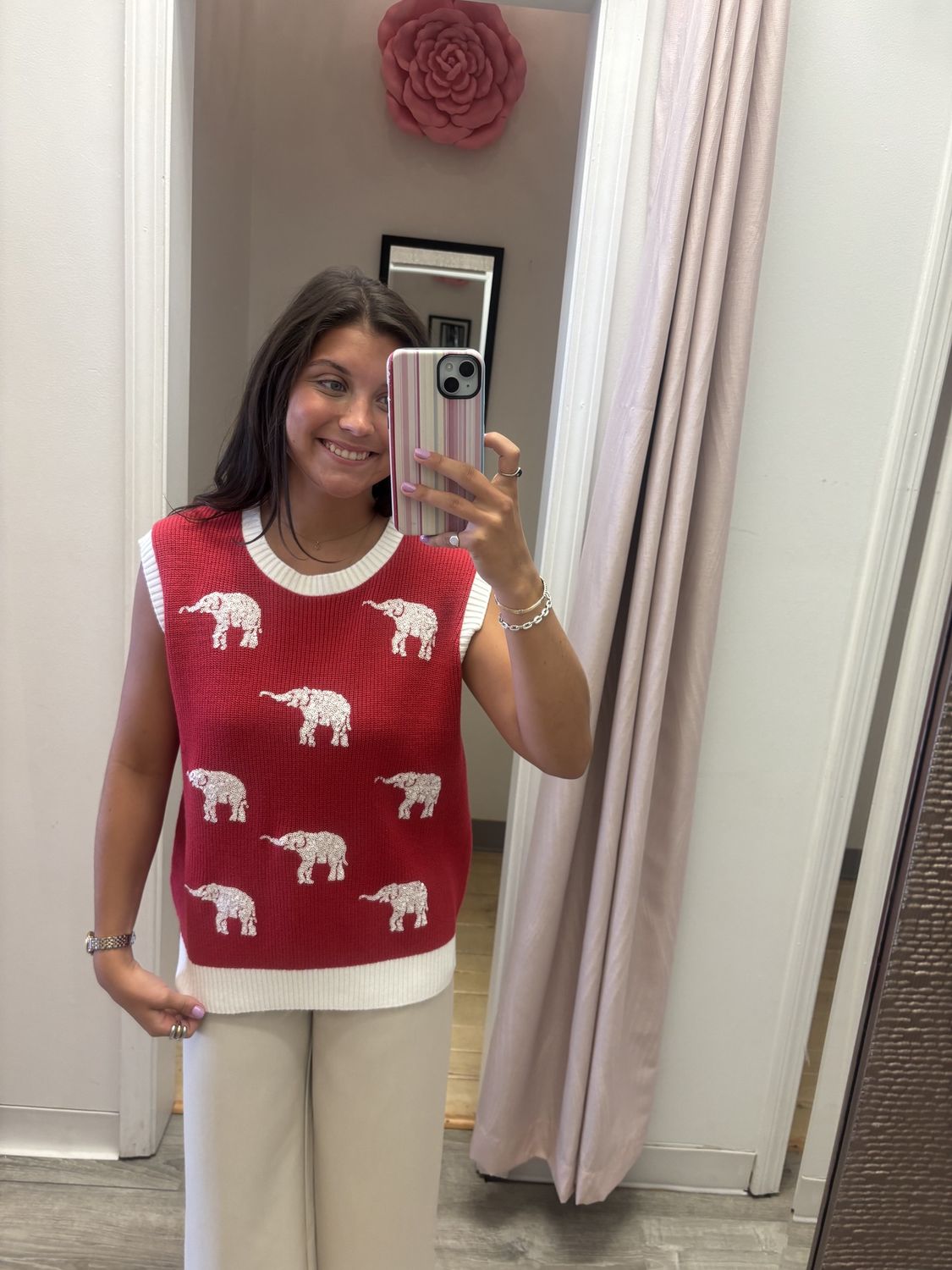 Elephant Sweater Vest