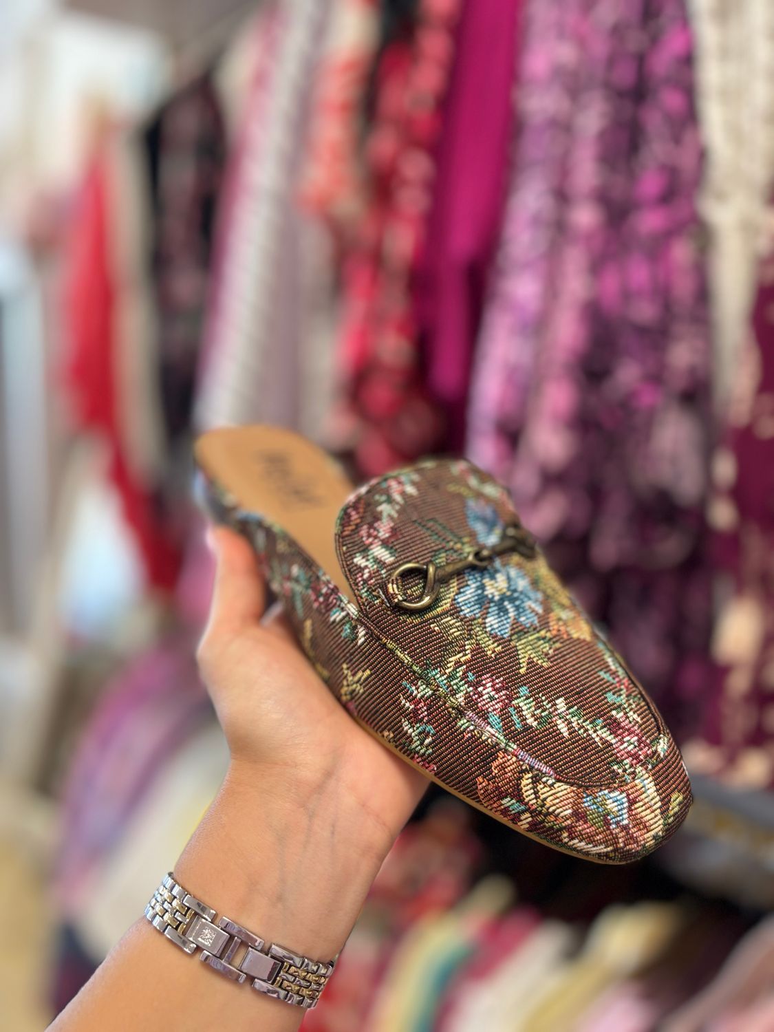 Rust Charmer Brocade Floral