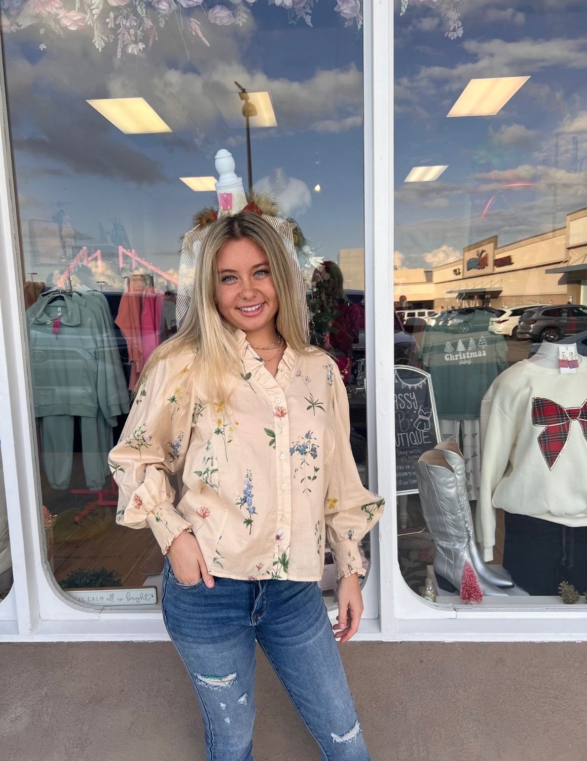 Floral Bouquet Blouse