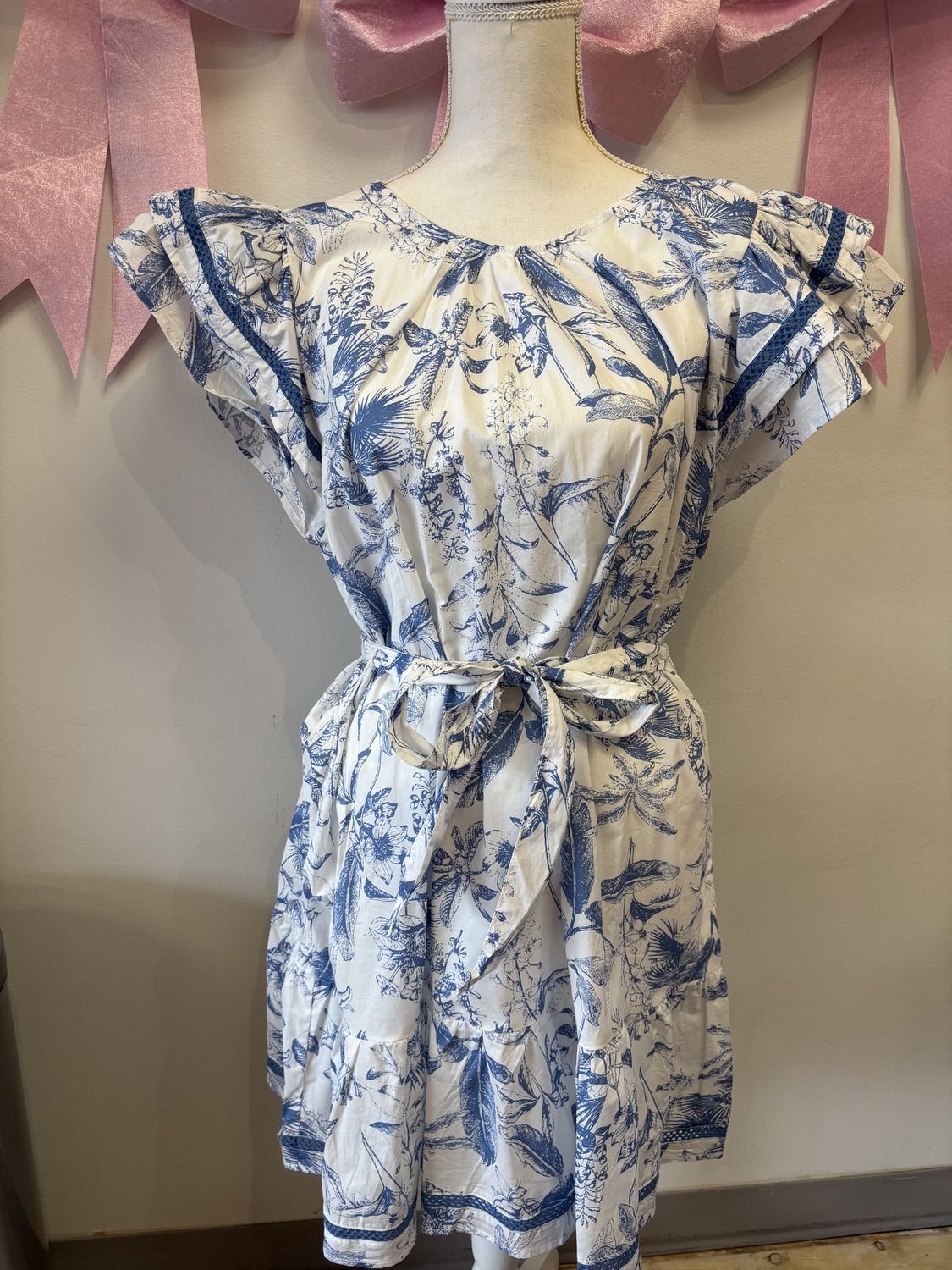 Blue Abstract Dress