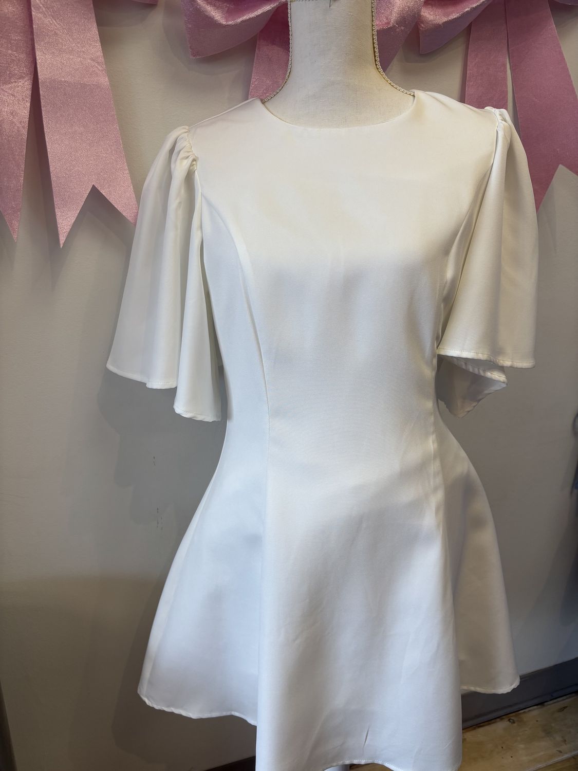 Flutter Sleeve Dress